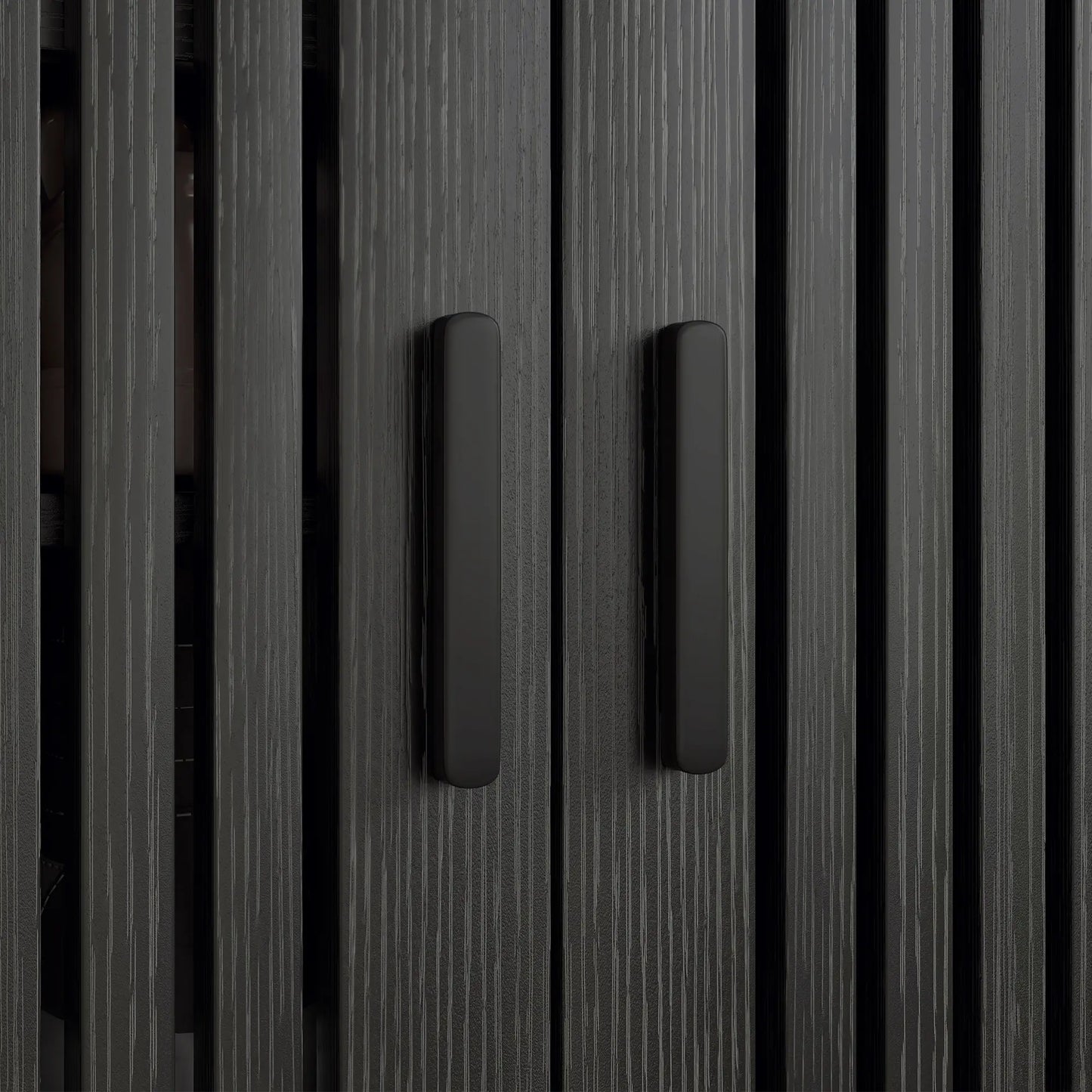 Double Door Shoe Storage, Open Shelves, 17 Pair Organizer, Black Shoe Storage Cabinets & Racks at Gallery Canada