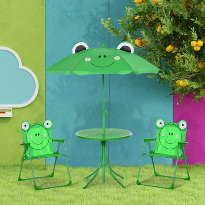 Kids Folding Picnic Table Set, Outdoor Garden, Green Kids Outdoor Furniture at Gallery Canada