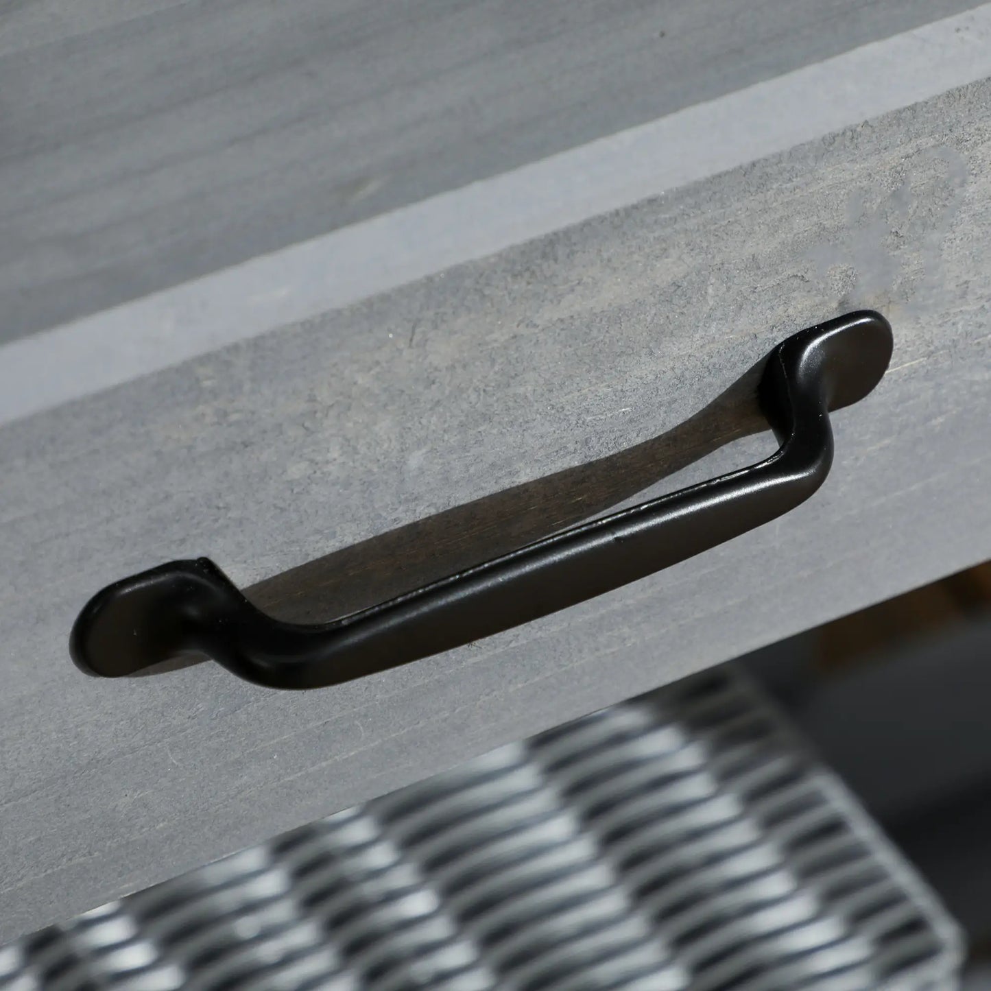 Potting Bench Table, Garden Workstation, 45.3" x 17.7" x 48.4", Grey