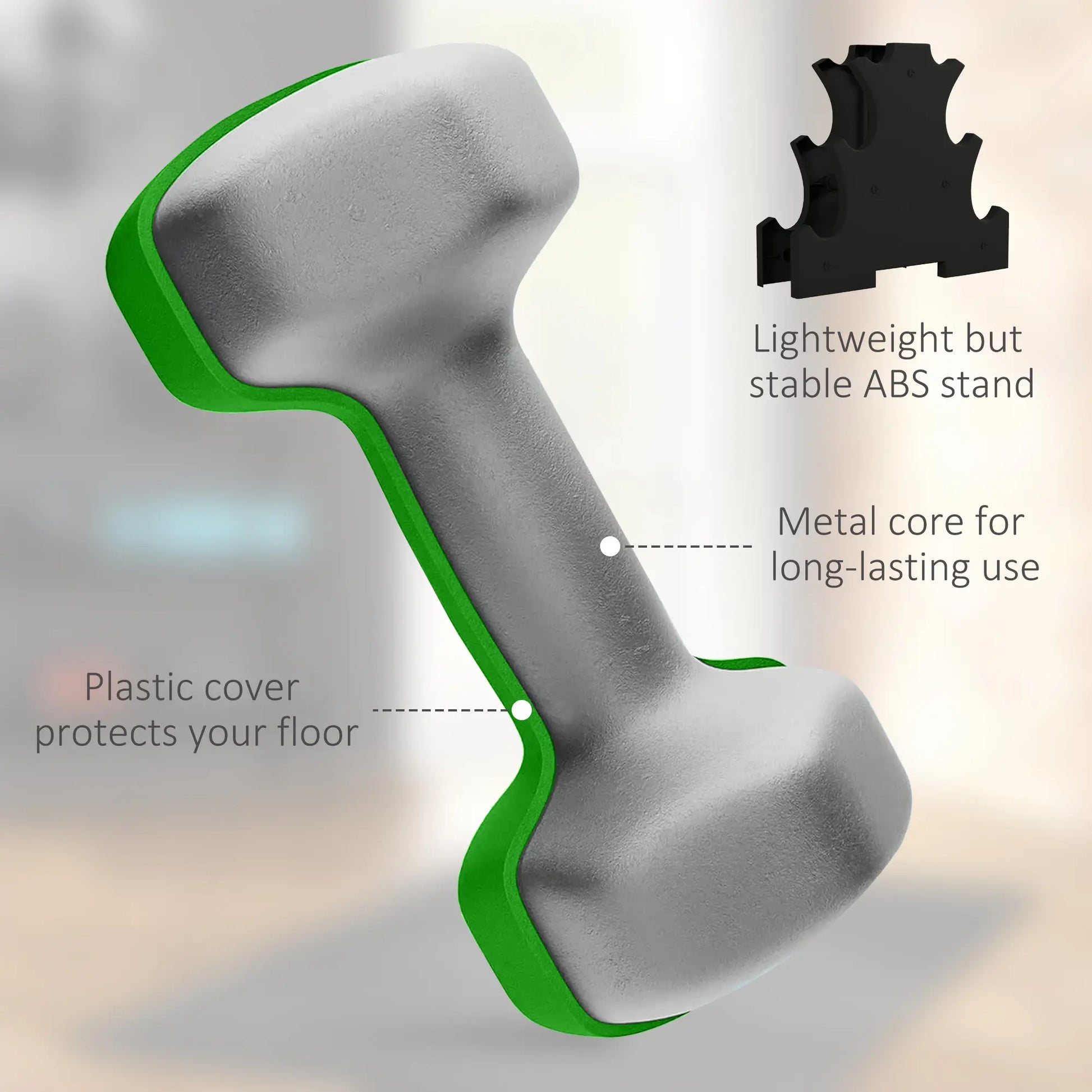 2 x 2 lbs., 2 x 3 lbs., 2 x 5 lbs. Dumbbells Set, Hand Weights for Gym Dumbbells & Barbells at Gallery Canada