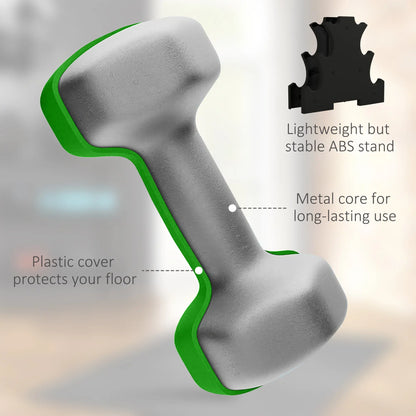 2 x 2 lbs., 2 x 3 lbs., 2 x 5 lbs. Dumbbells Set, Hand Weights for Gym Dumbbells & Barbells at Gallery Canada