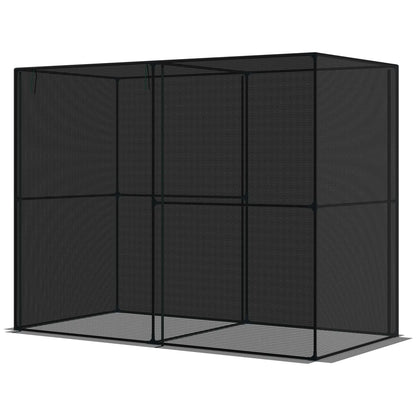 94.5''x47.25''x72.75'' Heavy Duty Greenhouse, Roll-Up Zipper Doors, Black Walk In Greenhouses at Gallery Canada