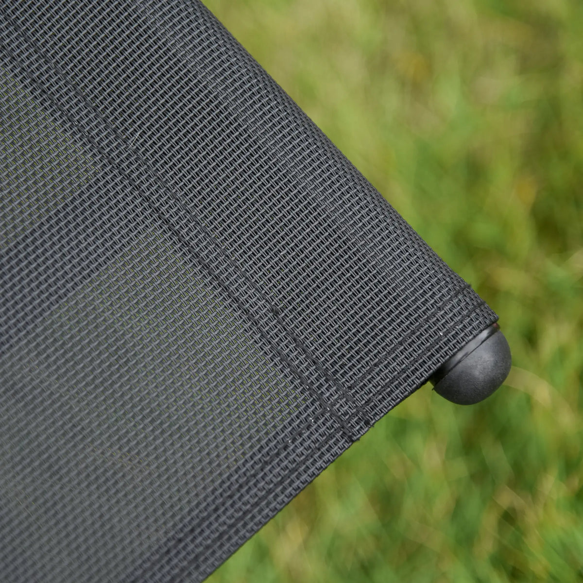 Outdoor Rocking Chair, Mesh Sling Lounger with Headrest, Black Outdoor Rocking Chairs at Gallery Canada