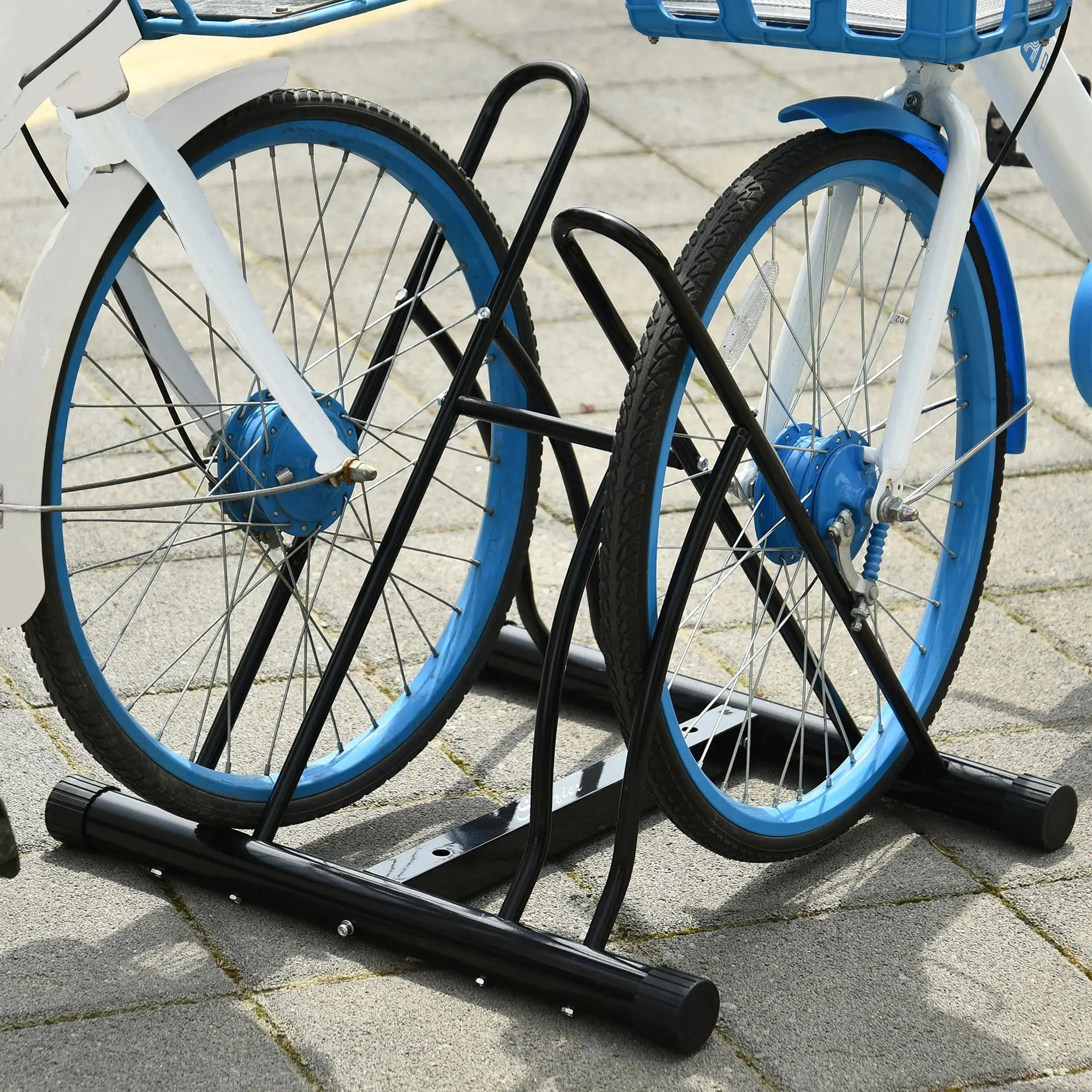 2 Bike Rack Floor Stand, Indoor Outdoor Bike Storage Holder Bike Parking Stands at Gallery Canada
