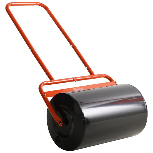 Heavy Duty Lawn Roller, 20" Push Tow Sod Roller, Grass Flattener, Red Lawn Rollers Black, Red at Gallery Canada