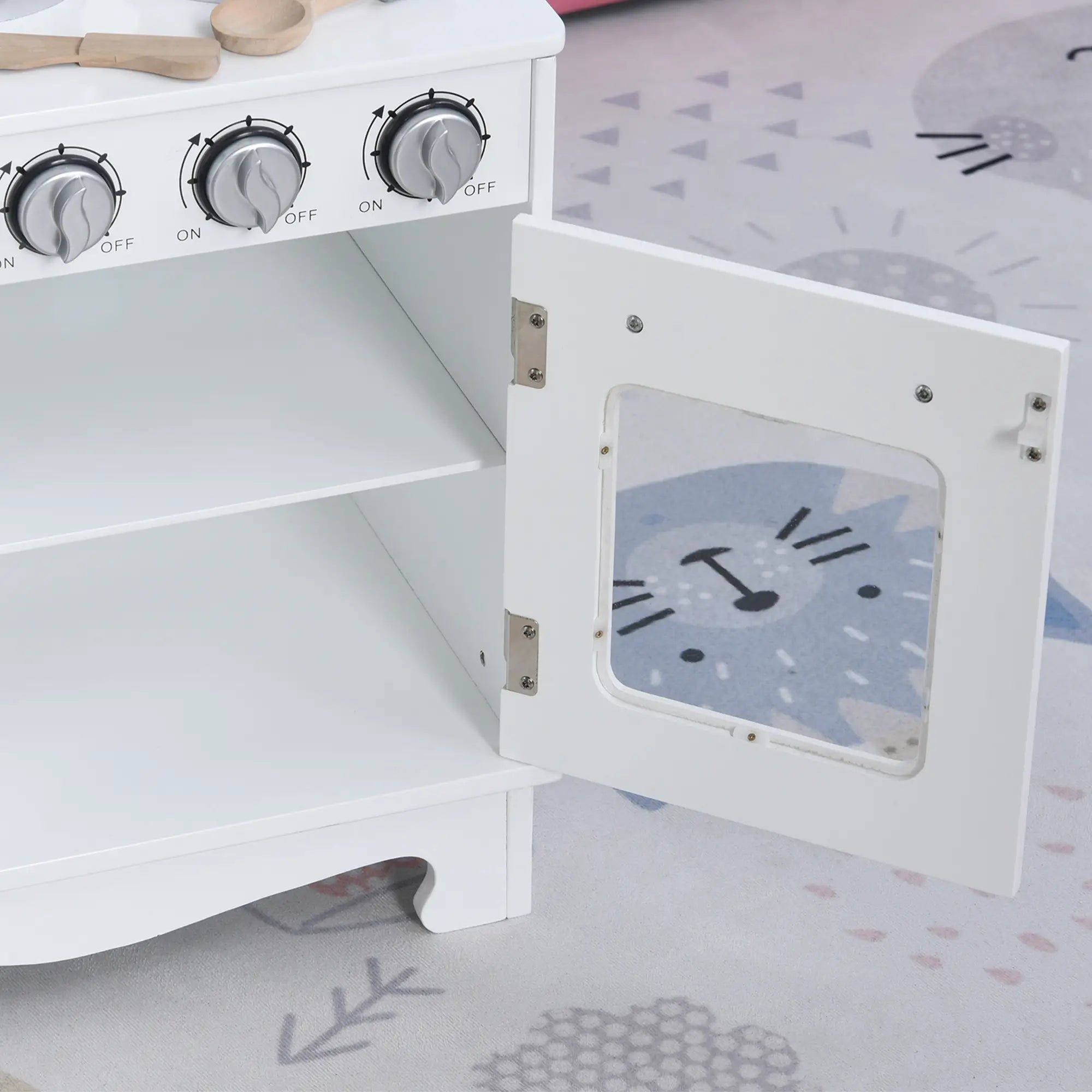 Large Kids Kitchen Playset, Telephone, Water Dispenser, Cooking Set Play Kitchen at Gallery Canada