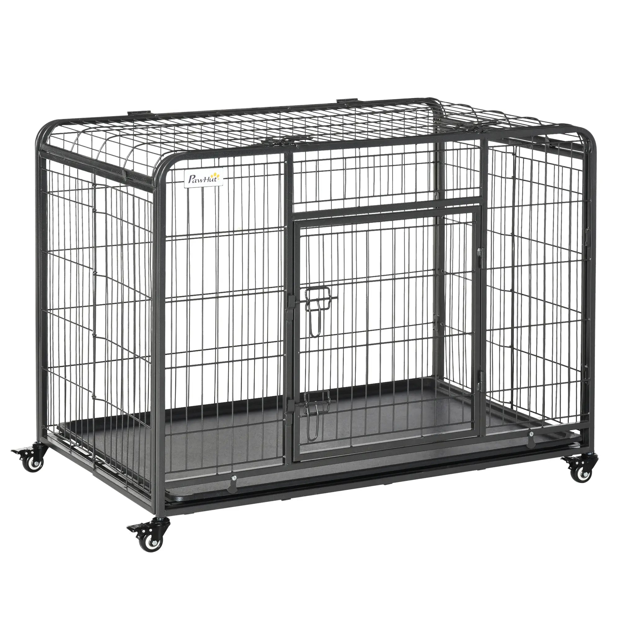 Heavy Duty Folding Dog Crate, Large Size 43