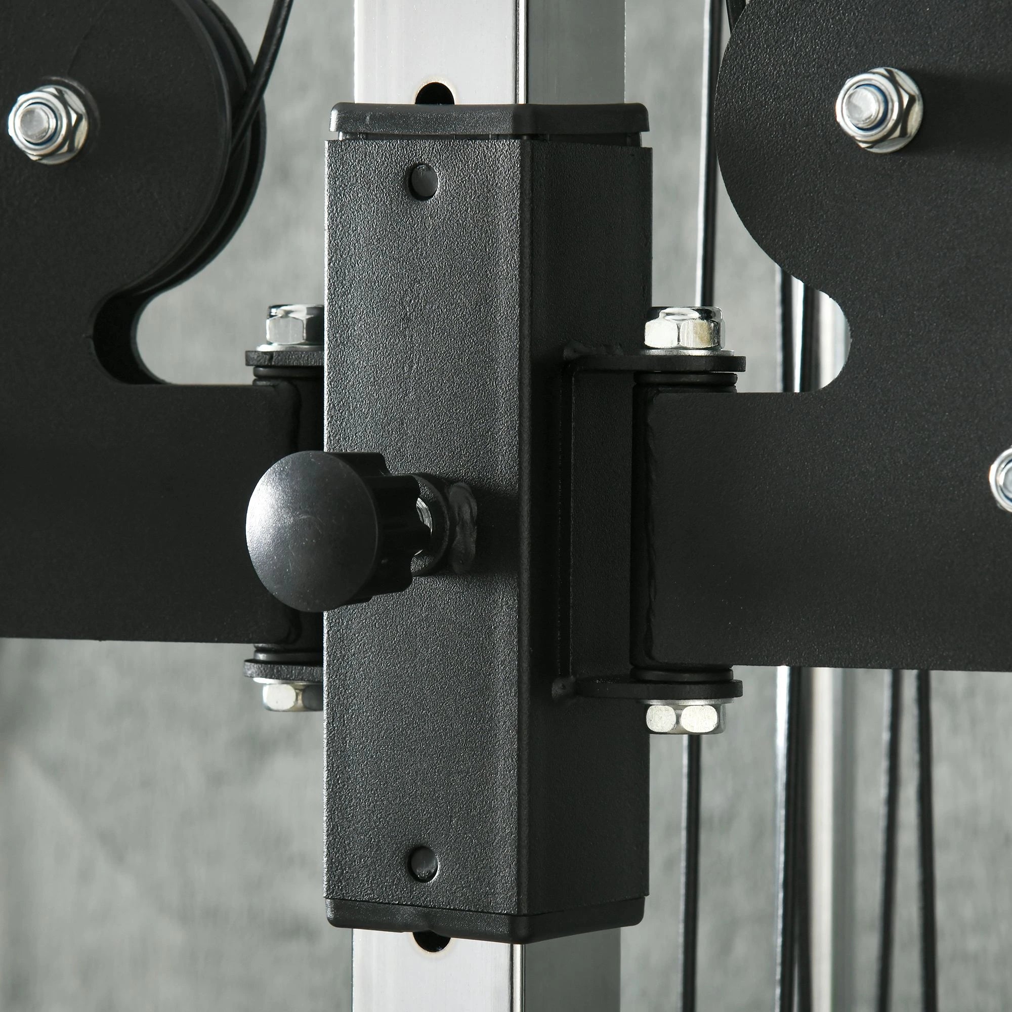 Wall Mount Cable Station, 15 Position Adjustable Dual Pulley, Home Gym Power Towers at Gallery Canada