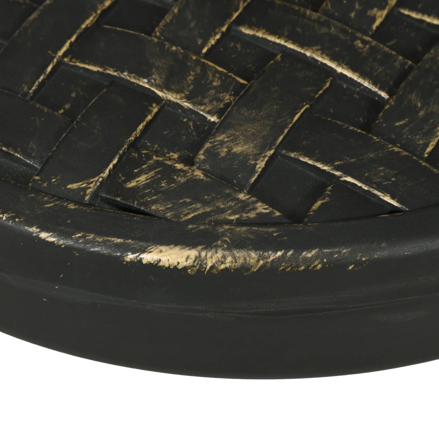 40lbs. Concrete Umbrella Base, Rattan Effect, Heavy Duty, Bronze Umbrella Bases at Gallery Canada