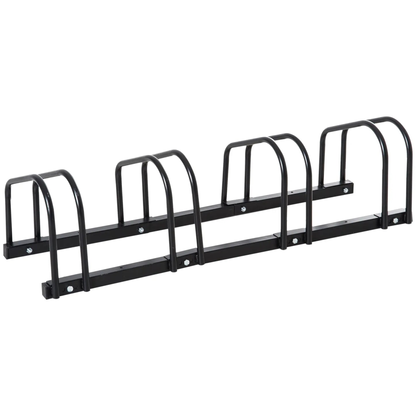 4-Bike Bicycle Floor Parking Rack, Cycling Storage Stand, Black Bike Parking Stands at Gallery Canada