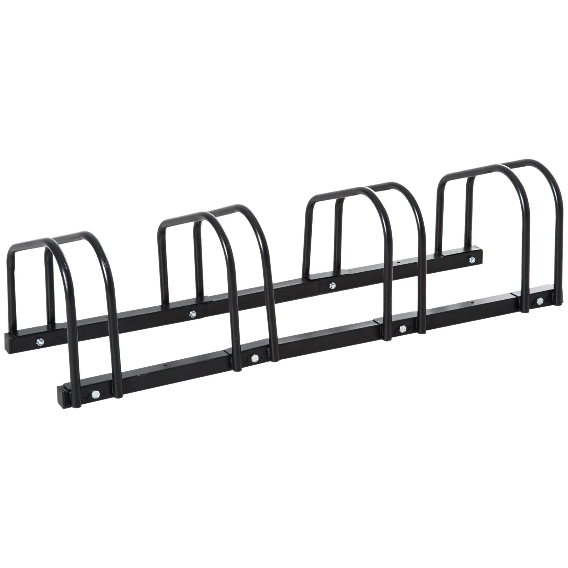 4-Bike Bicycle Floor Parking Rack, Cycling Storage Stand, Black Bike Parking Stands at Gallery Canada