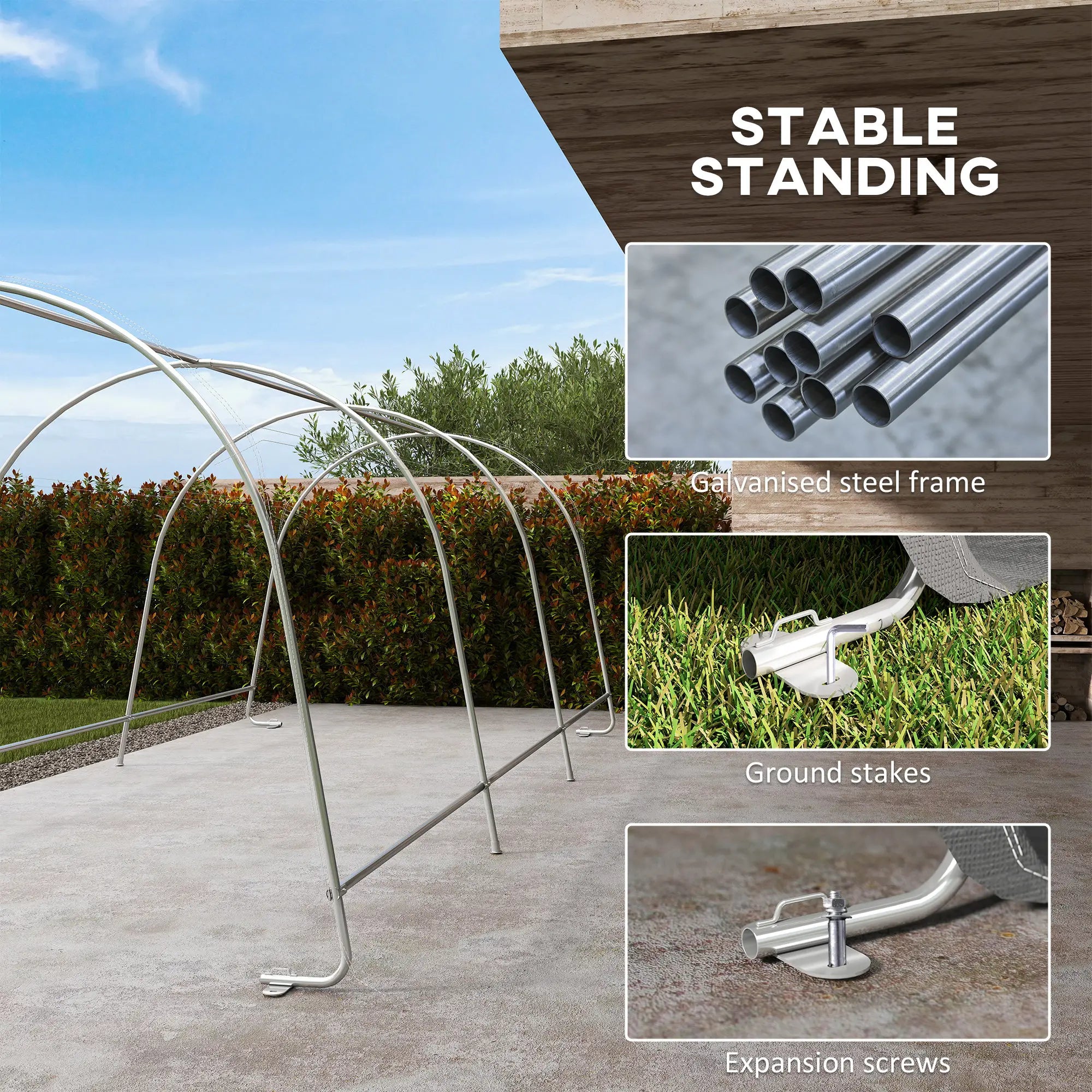 10' x 20' Portable Shed, Motorcycle Bike Tent, Dark Grey Car Shelters at Gallery Canada