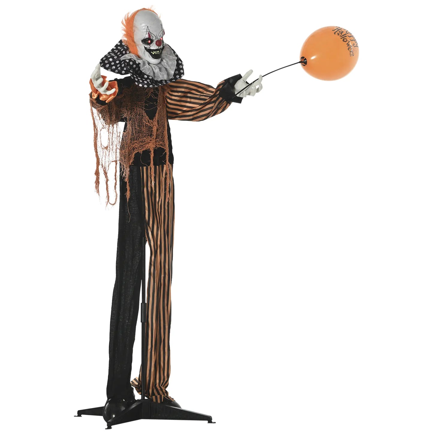 5ft Outdoor Halloween Decoration, Talking Circus Clown, Sound Motion Activated Halloween Decorations Multi Colour at Gallery Canada