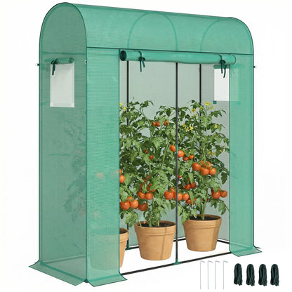 Mini Greenhouse, Portable Garden, 6' x 2' x 6.6', Green Portable Greenhouses at Gallery Canada