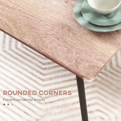 5 Piece Dining Table Set for 4, Space Saving Kitchen Table and 4 Chairs, Rectangle, Steel Frame for Dining Room Bar Sets at Gallery Canada