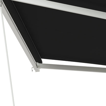 10' x 8' Electric Retractable Awning, UV Protection, Black Deck Awnings at Gallery Canada