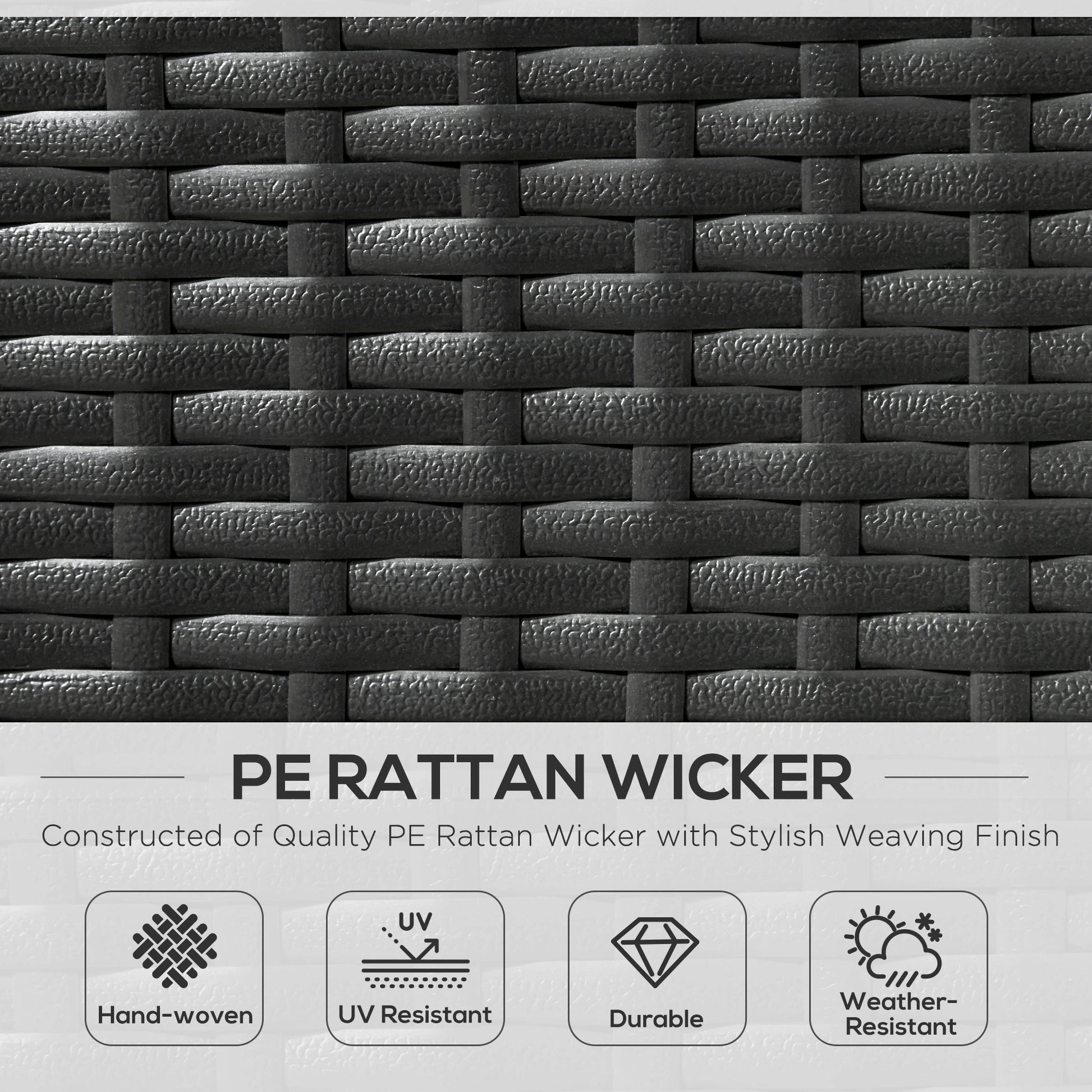 Outdoor Wicker Double Daybed, PE Rattan Sun Lounger for 2, Green Daybeds at Gallery Canada