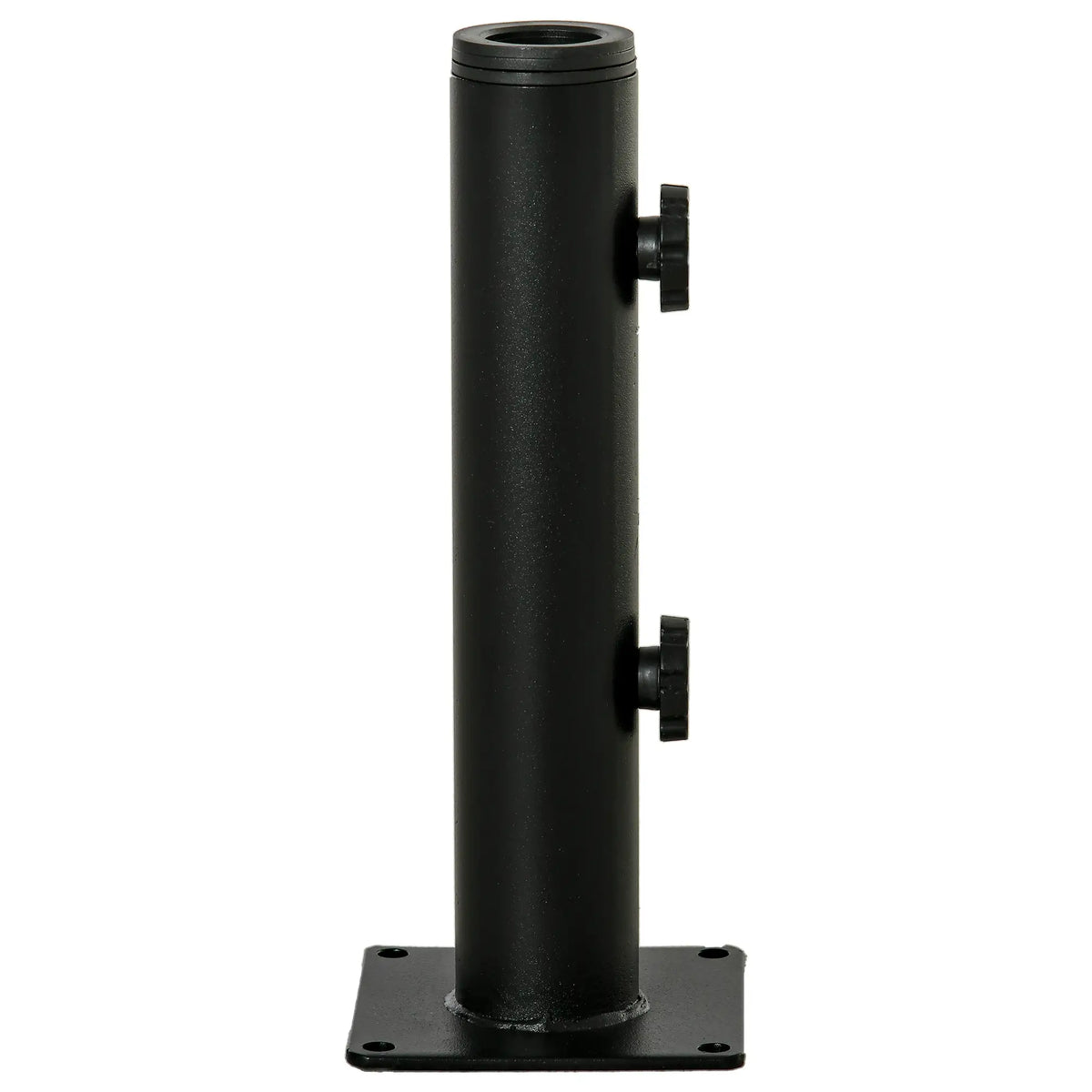Deck Mount Umbrella Holder, Outdoor Base Stand, Black Umbrella Bases at Gallery Canada