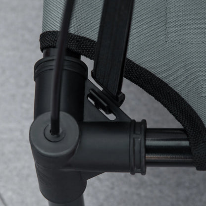 Portable Raised Dog Cot with Canopy, Small-Sized, Grey Elevated Dog Beds at Gallery Canada