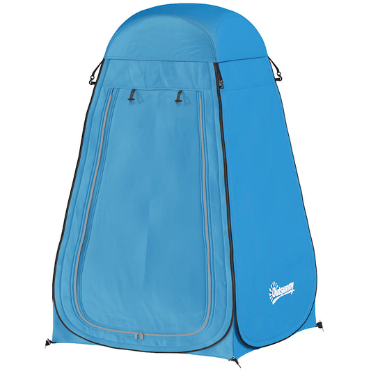 Pop Up Shower Tent, Portable Privacy Room, Blue Camping Tents Blue at Gallery Canada