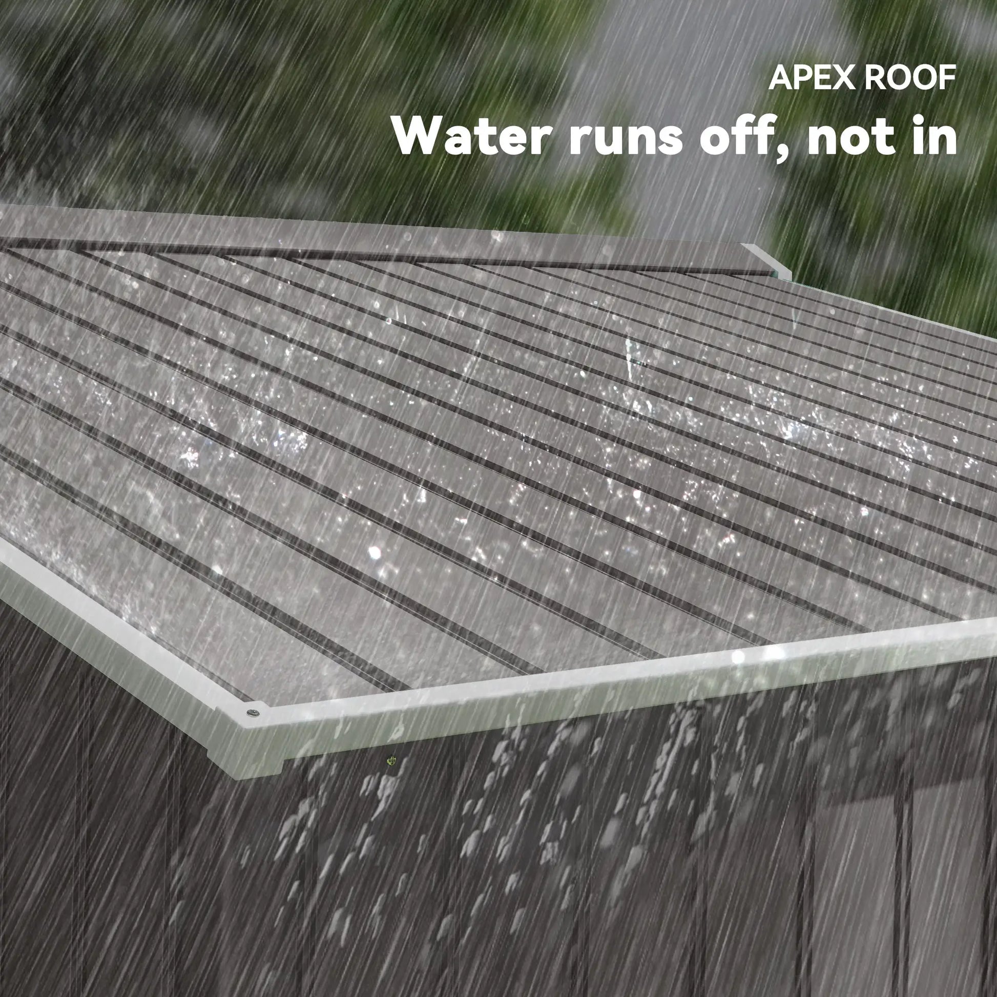 9x6 Galvanized Steel Garden Shed, Double Doors, Foundation Kit, Grey Sheds at Gallery Canada