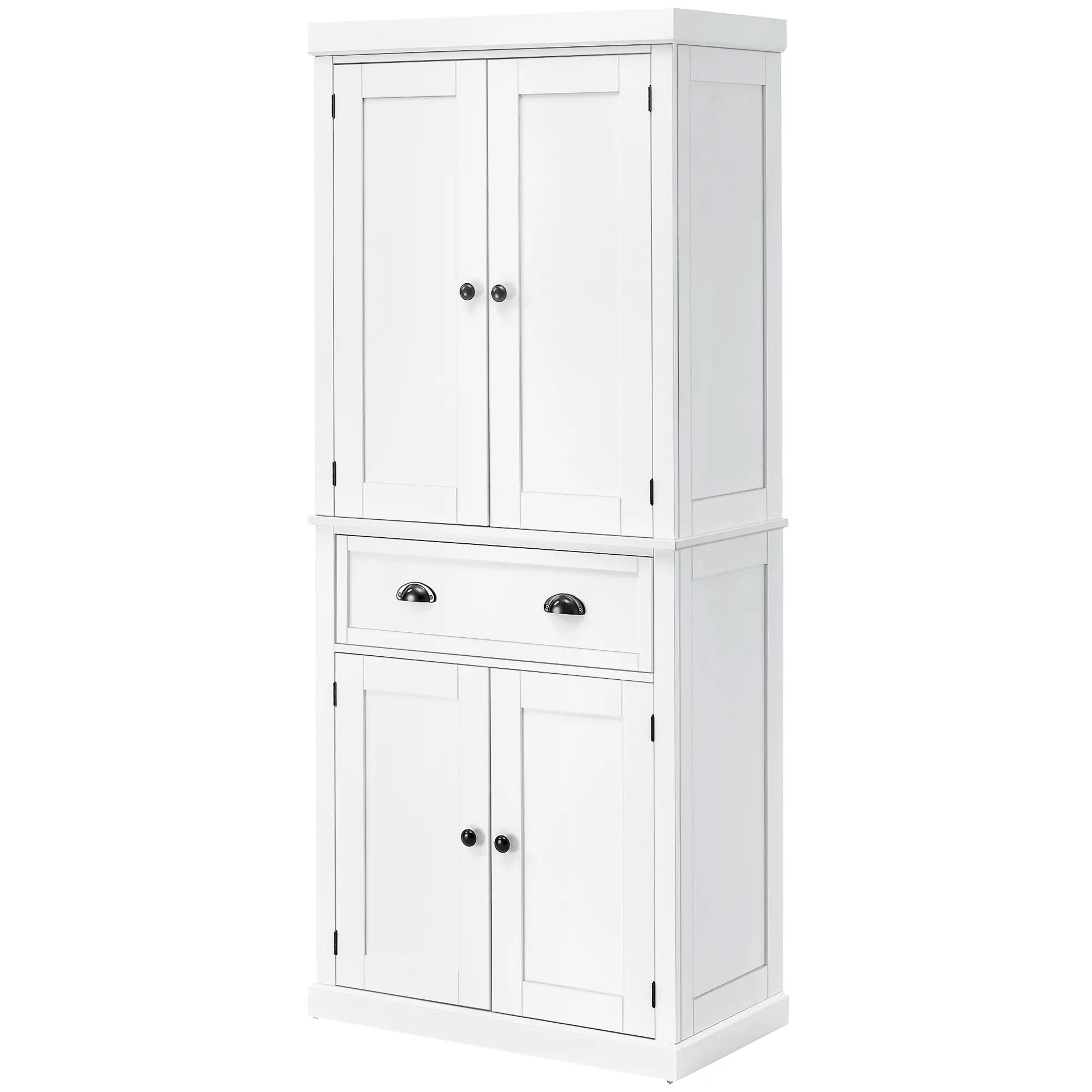 Kitchen Cabinet With 2 Drawers, MDF Board, White Kitchen Pantry Cabinets at Gallery Canada