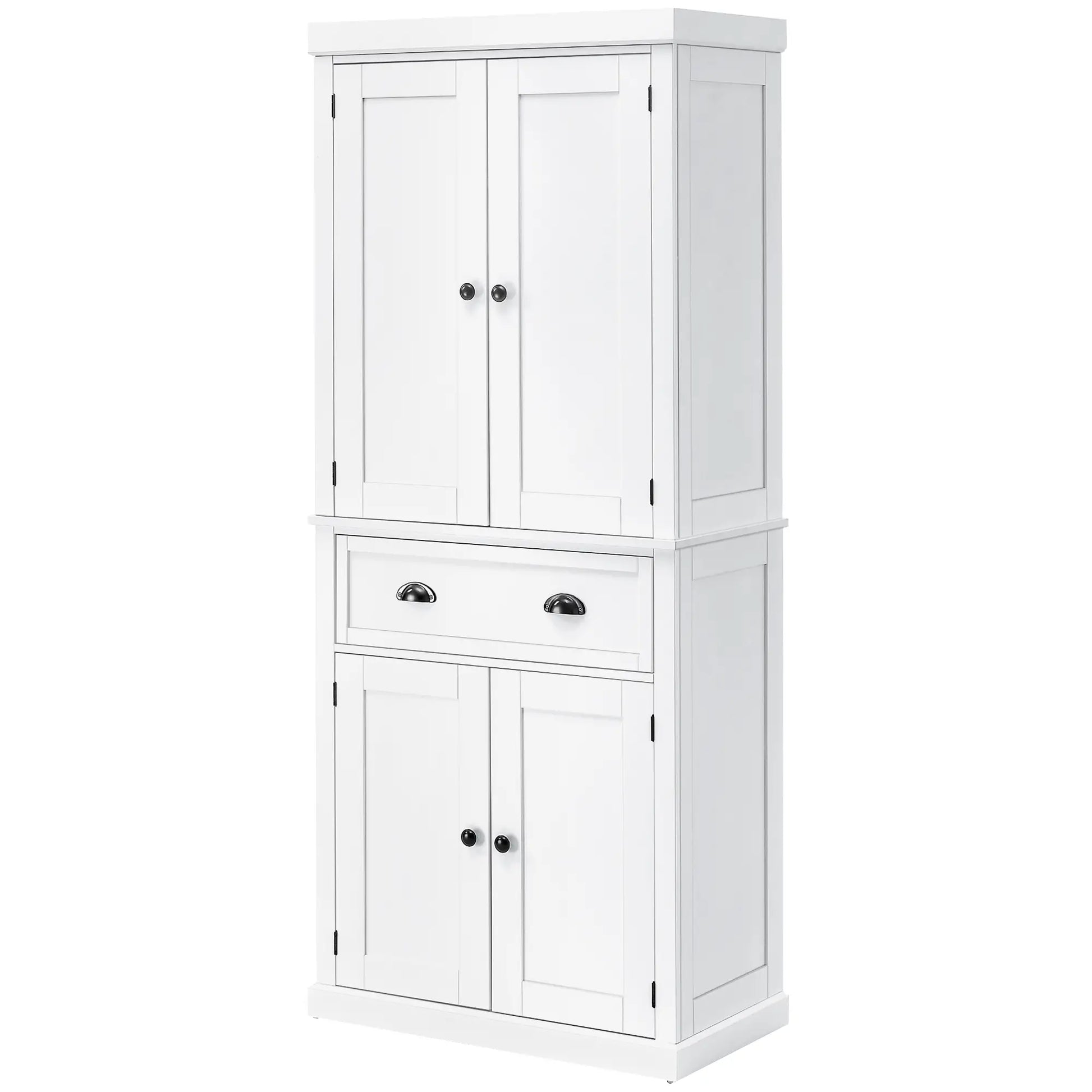 Kitchen Cabinet With 2 Drawers, MDF Board, White Kitchen Pantry Cabinets at Gallery Canada