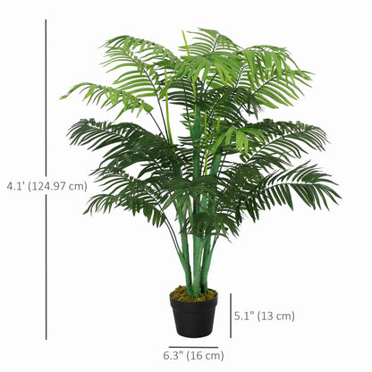 4FT Artificial Palm Tree, Fake Tropical Plant, Green Artificial Trees at Gallery Canada