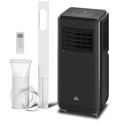 8,000 BTU Mobile Air Conditioner, 345 Sq. Ft., Dehumidifier Fan, Black Air Conditioner Black at Gallery Canada