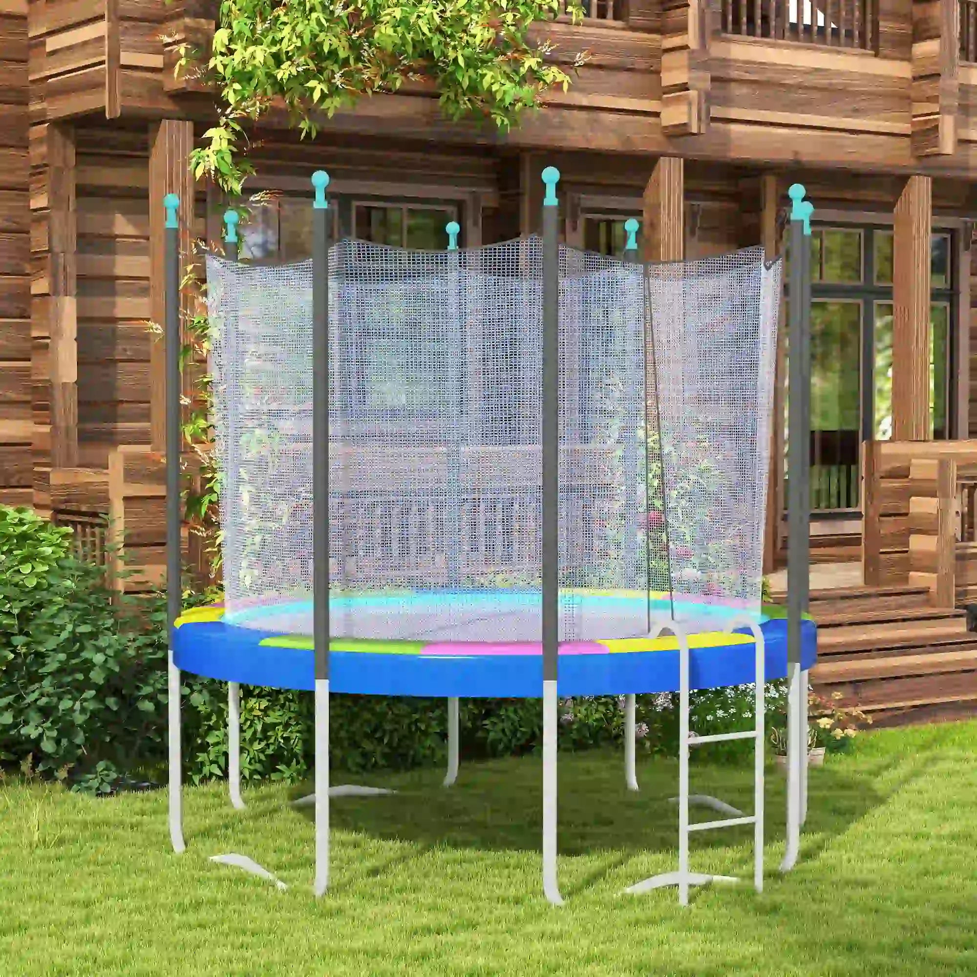 14FT Trampoline Spring Cover, Waterproof, Tear-Resistant, Multi-Colored Trampolines at Gallery Canada