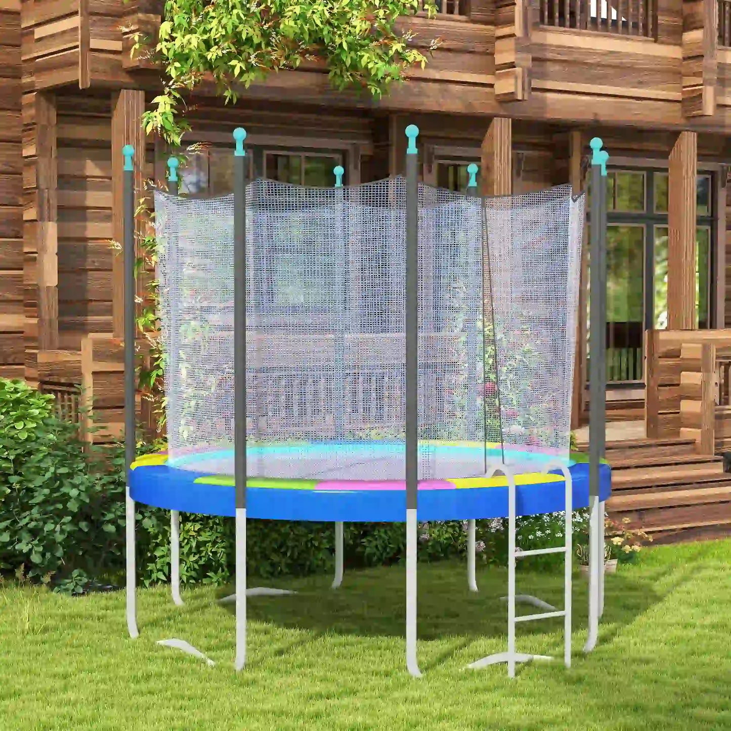 14FT Trampoline Spring Cover, Waterproof, Tear-Resistant, Multi-Colored Trampolines at Gallery Canada
