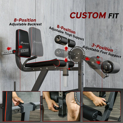 Leg Extension Machine Adjustable Leg Extension and Curl Machine with Plate Loaded for Leg Extension Strength Training Equipment at Gallery Canada