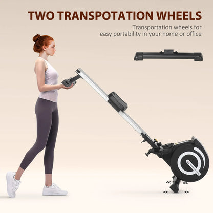 Magnetic Rowing Machine, Adjustable Resistance, LCD Monitor, Full Body Fitness Aerobic Equipment at Gallery Canada