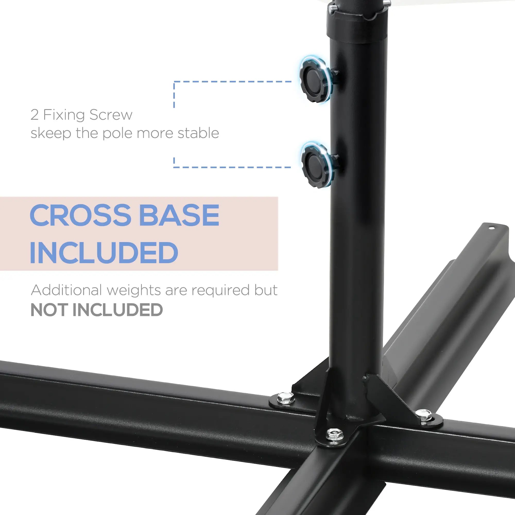 8.5FT Offset Patio Umbrella, 360° Rotation, Wine Red Cantilever Umbrellas at Gallery Canada