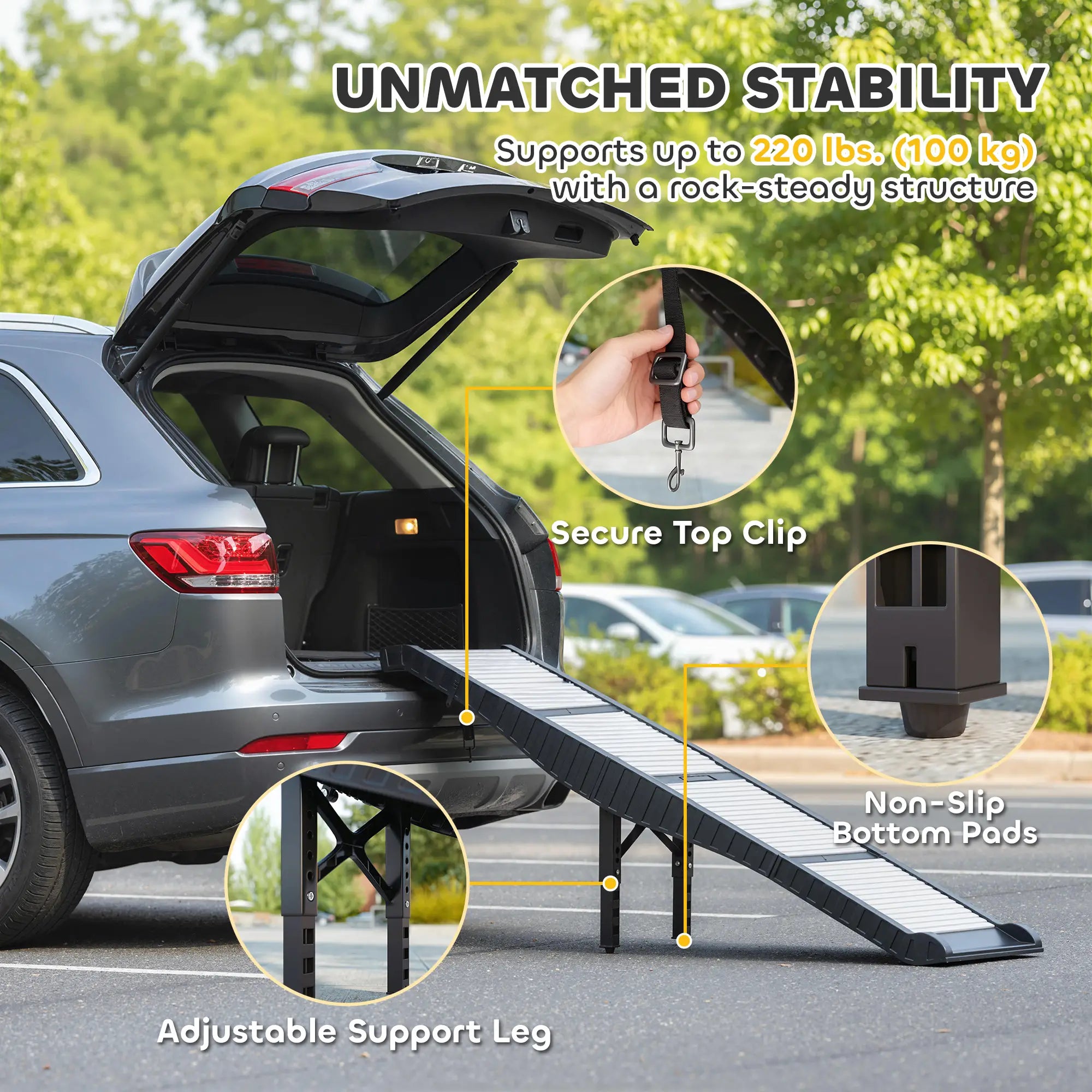 Foldable Dog Car Ramp, 69