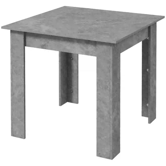 Square Dining Table, Modern Faux Cement Effect, Small Kitchen Table, Cement Grey Dining Tables Cement Grey at Gallery Canada