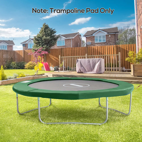 10ft Trampoline Replacement Safety Pad, Waterproof Spring Cover, Green