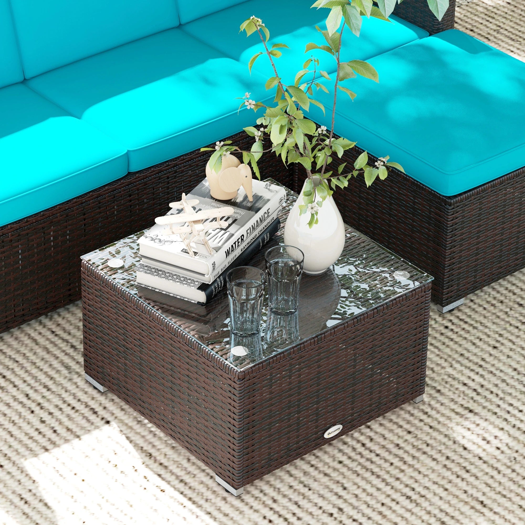 Patio Furniture With Soft Cushions, Corner Sofa Sets, Turquoise Patio Furniture Sets at Gallery Canada