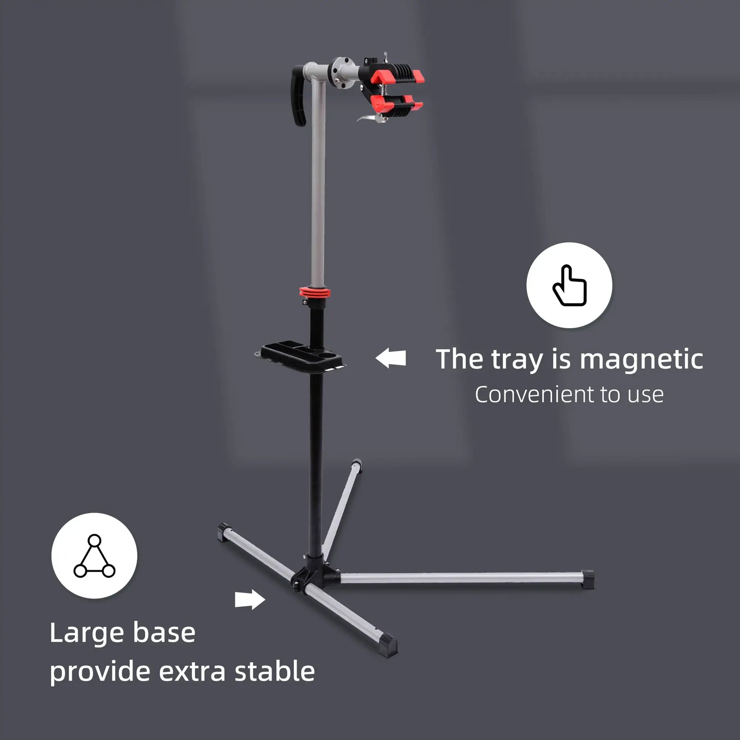 47" To 75" Adjustable Bike Repair Stand, Tool Tray, Bicycle Rack Bike Repair Stands at Gallery Canada