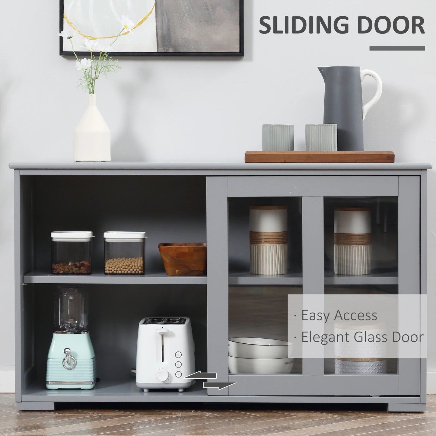 Kitchen Sideboard, Stackable Storage Cabinet, Sliding Glass Door Bar Cabinets at Gallery Canada