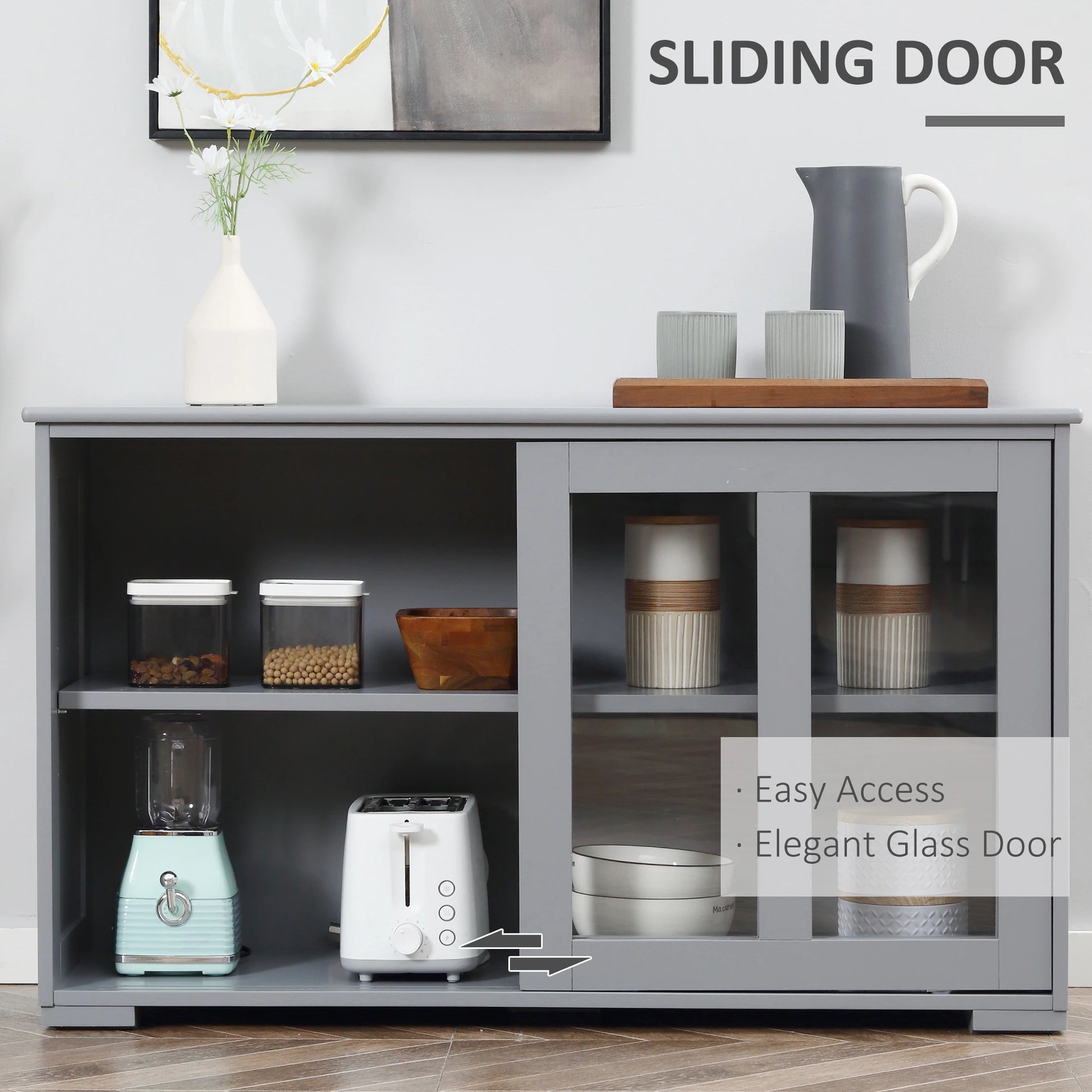 Kitchen Sideboard, Stackable Storage Cabinet, Sliding Glass Door Bar Cabinets at Gallery Canada