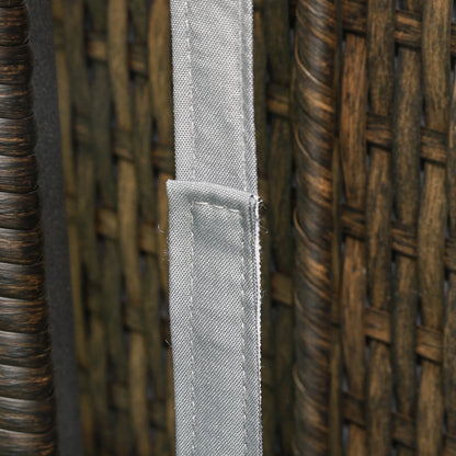 Wicker Patio Lounger, Outdoor S Shape Recliner, Adjustable Backrest, Grey Chaise Loungers at Gallery Canada