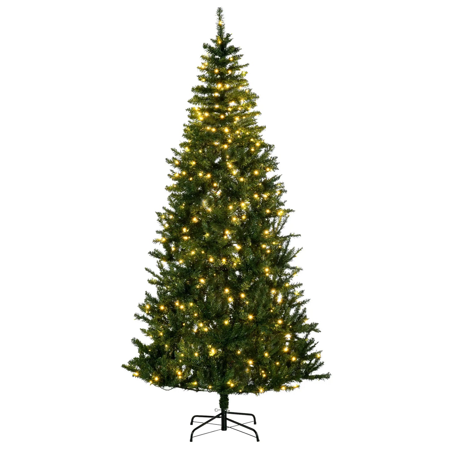 7.5 Ft Prelit Artificial Christmas Tree, Warm White LED, Green Pre Lit Christmas Trees at Gallery Canada