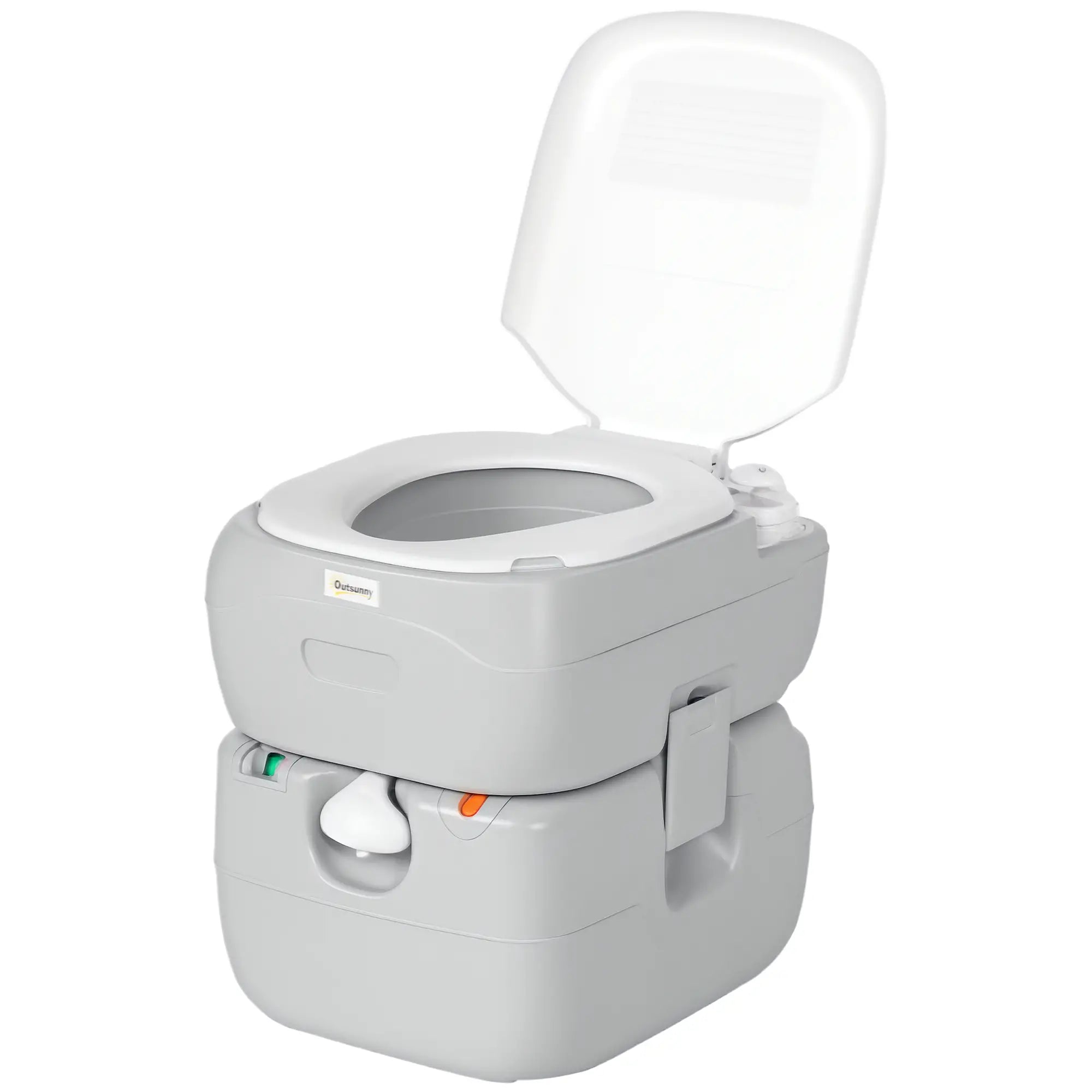 5.8 Gallon Portable Toilet With Level Indicator, Anti-Leak Pump Camping Toilets at Gallery Canada