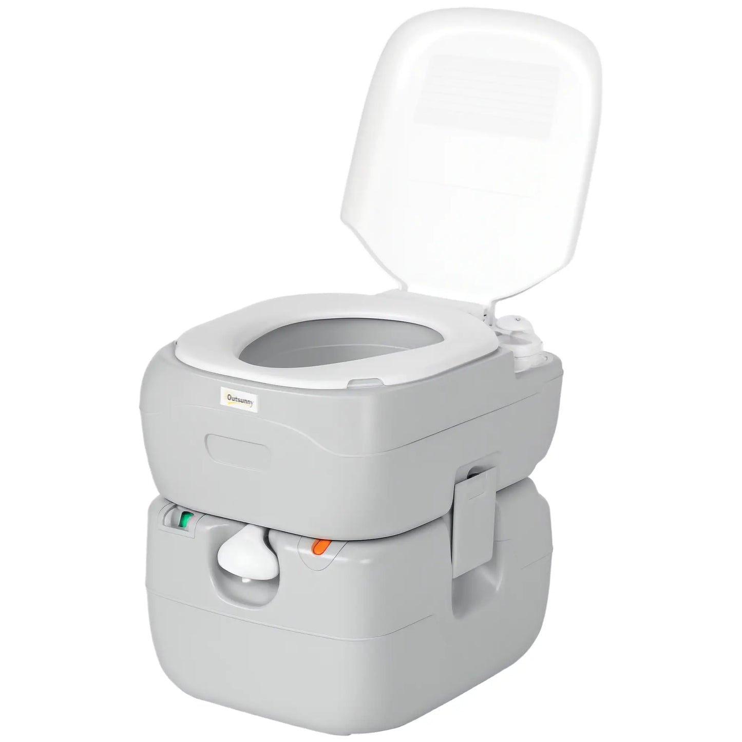 5.8 Gallon Portable Toilet With Level Indicator, Anti-Leak Pump Camping Toilets at Gallery Canada
