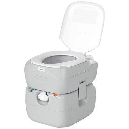 5.8 Gallon Portable Toilet With Level Indicator, Anti-Leak Pump Camping Toilets at Gallery Canada