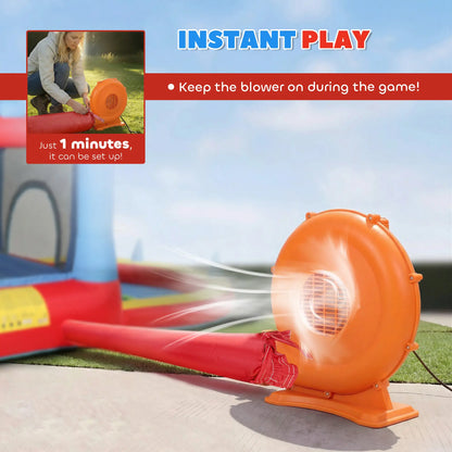 Inflatable Bounce House With Slide, Pool, Ball Pit, Basketball Hoop Inflatables at Gallery Canada