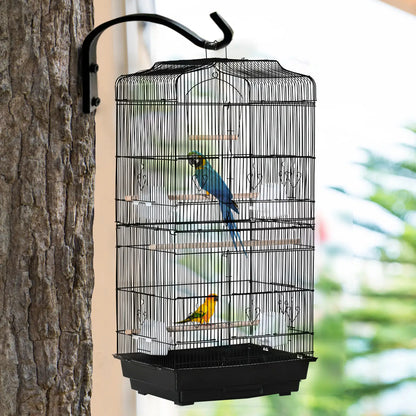 36" Bird Cage, Macaw Play House, Parrot Finch Flight Cage, Black Bird Cages at Gallery Canada