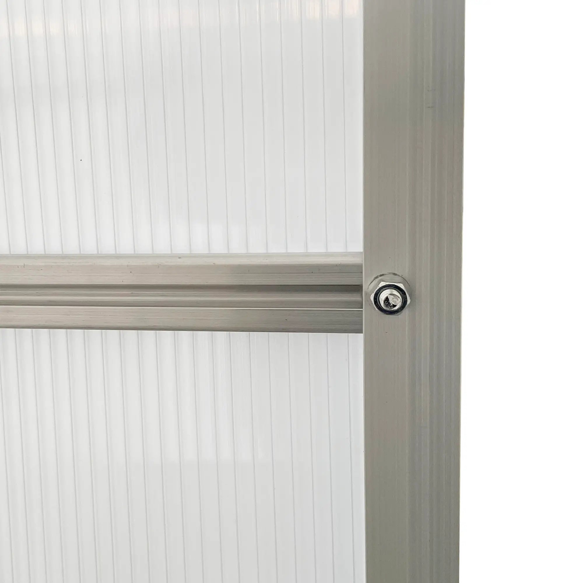 6' x 12' x 6.5' Walk-in Greenhouse, Polycarbonate, Adjustable Roof Vent, Sliding Door, Clear Walk In Greenhouses at Gallery Canada