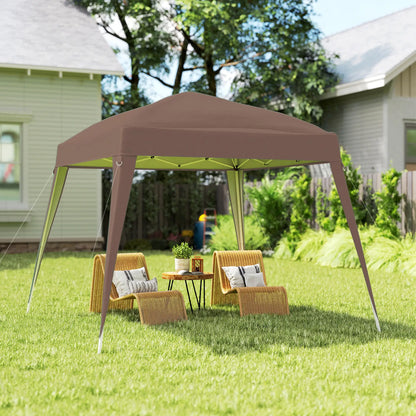 8' x 8' Pop Up Canopy, Outdoor Folding Tent, Portable Party Tent Pop Up Canopies at Gallery Canada